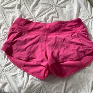 Sonic Pink speed ups lululemon 2.5 inches